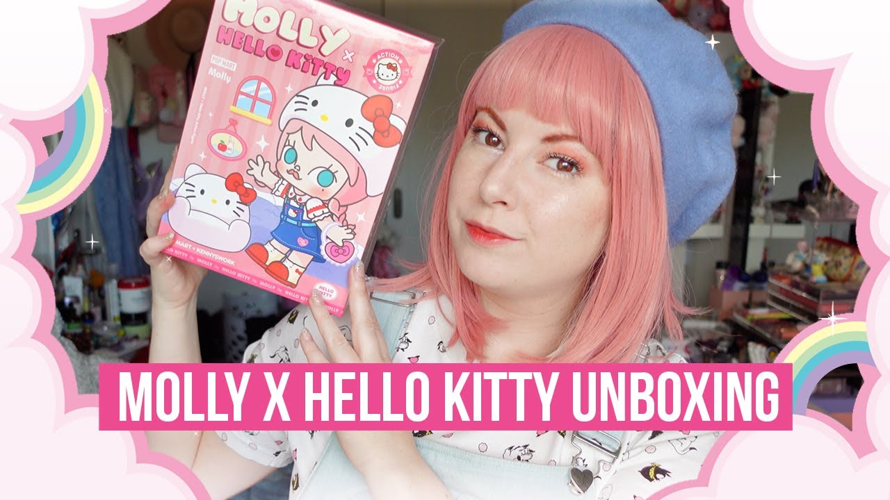 FIRST LOOK POP MART MOLLY X HELLO KITTY FIGURE - YouTube