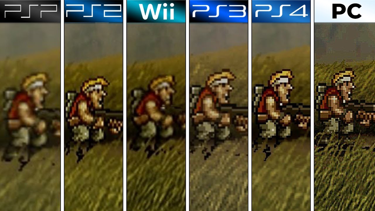 Metal Slug 6 (2006) PSP vs PS2 vs Wii vs PS3 vs PS4 vs PC