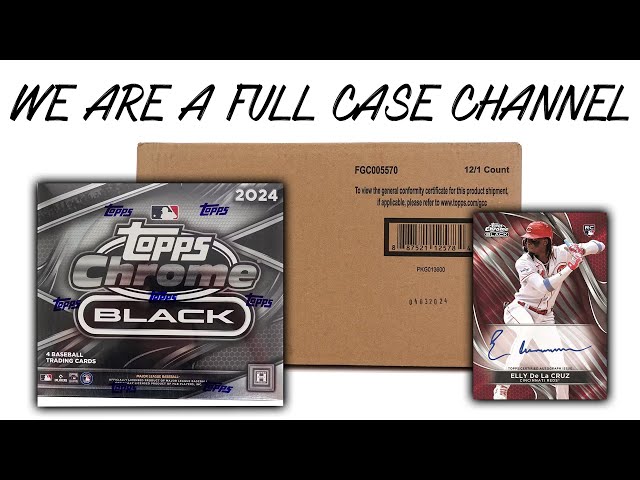 FIRST LOOK - DID TOPPS FIX IT? | 2024 Topps Chrome Black Hobby