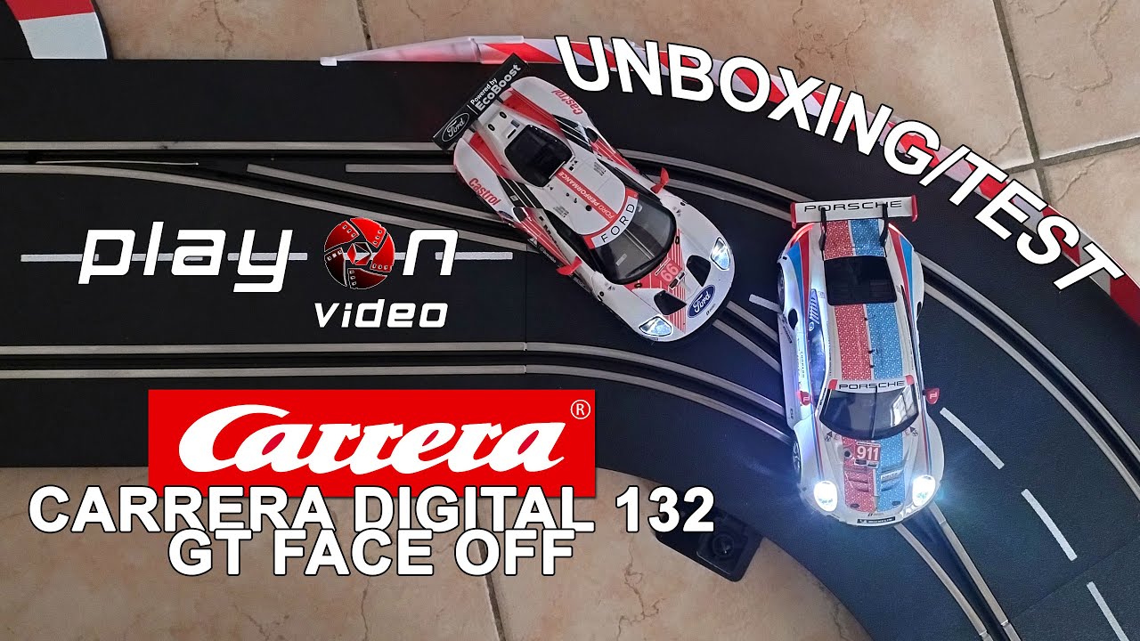 Carrera Digital 132 - GT FACE OFF - Unboxing/Test - YouTube
