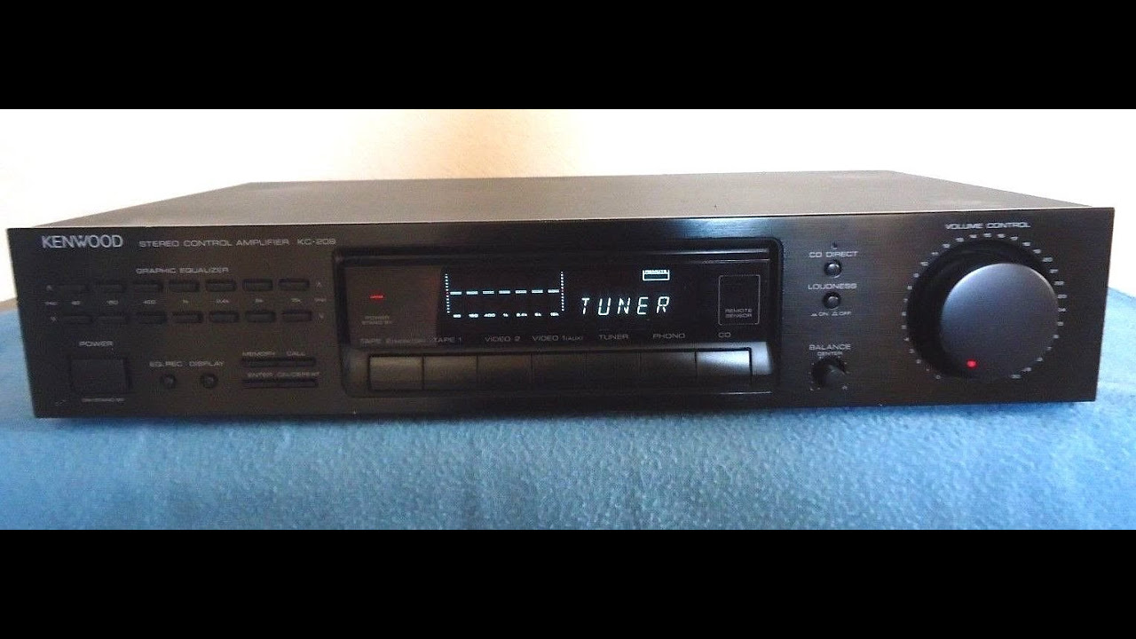 Kenwood KC-209 Stereo Control Amplifier Preamplifier - YouTube