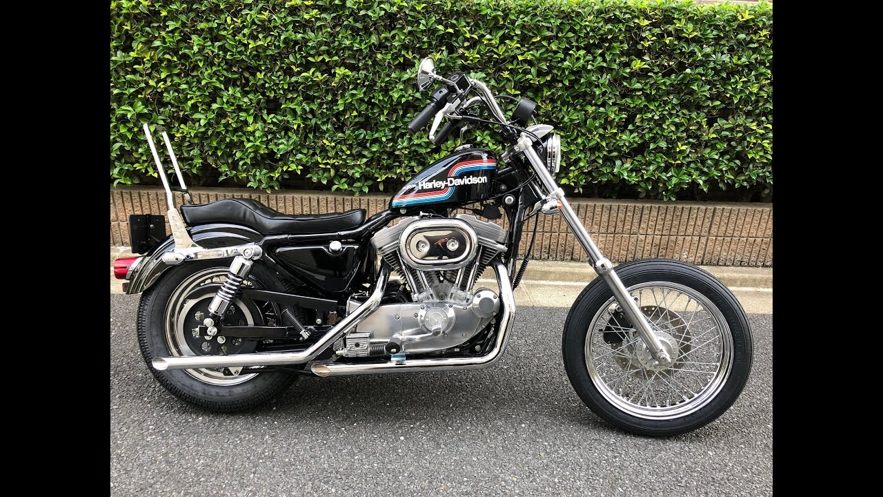 2003 XLH883 4インチオーバーロングフォークカスタム - YouTube