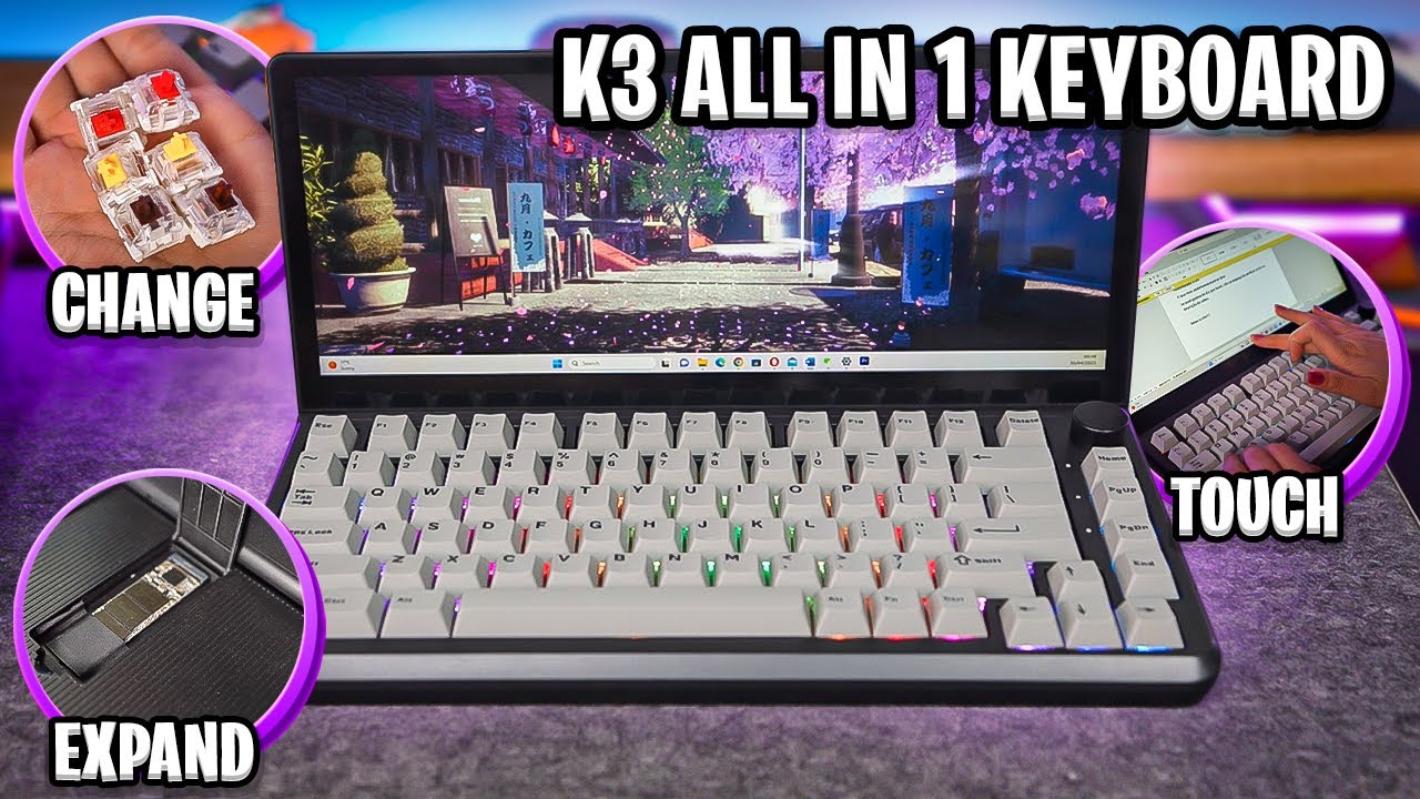 Kwumsy K3 タッチ拡張スクリーン キーボード