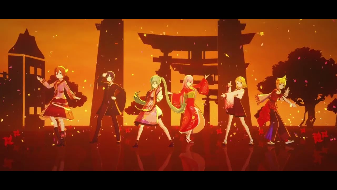 初音ミク・鏡音リンレン・巡音ルカ・MEIKO・KAITO】千本桜 (GAME size