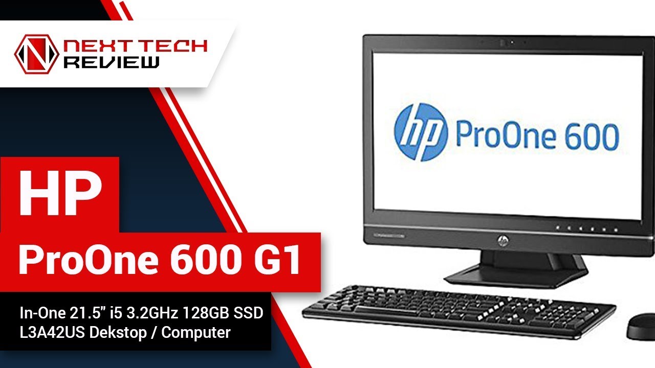HP ProOne 600 G1 All In One 21 5 i5 3 2GHz 128GB SSD L3A42US