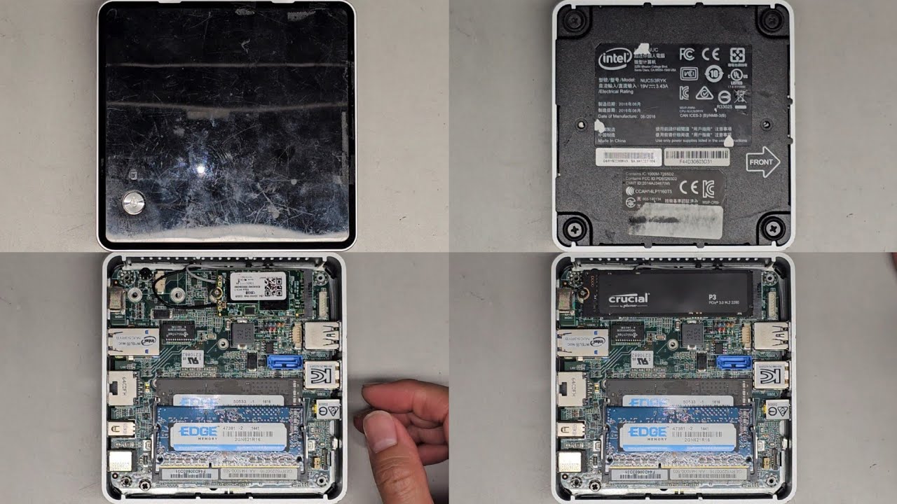 値下げ】Intel NUC NUC5PGYH メモリ交換＋貴重MLC SSD Intel NUC