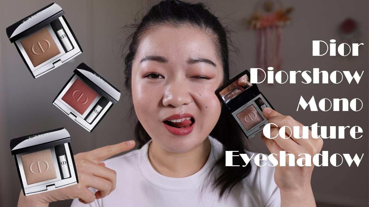 Dior - New Mono Couleur Couture Eyeshadow swatches - YouTube
