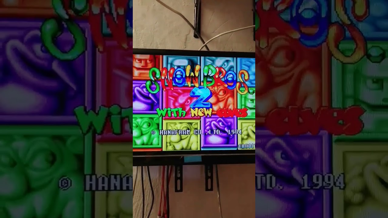 Snow Bros 2 arcade PCB - YouTube