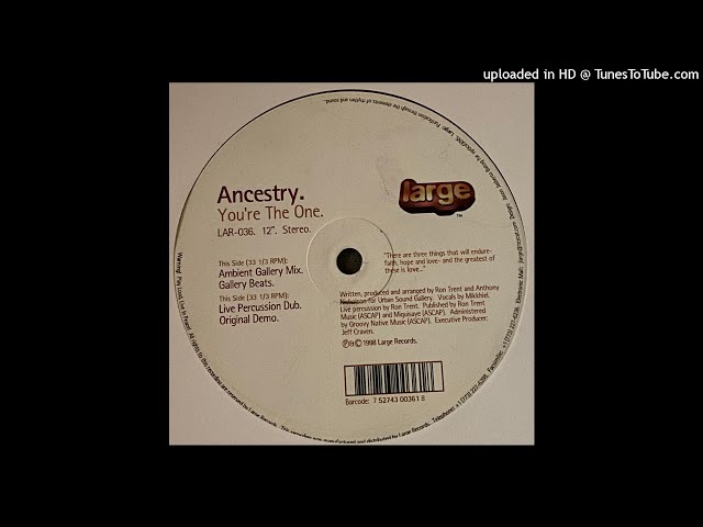 Ancestry | You're The One (Ambient Gallery Mix) - YouTube