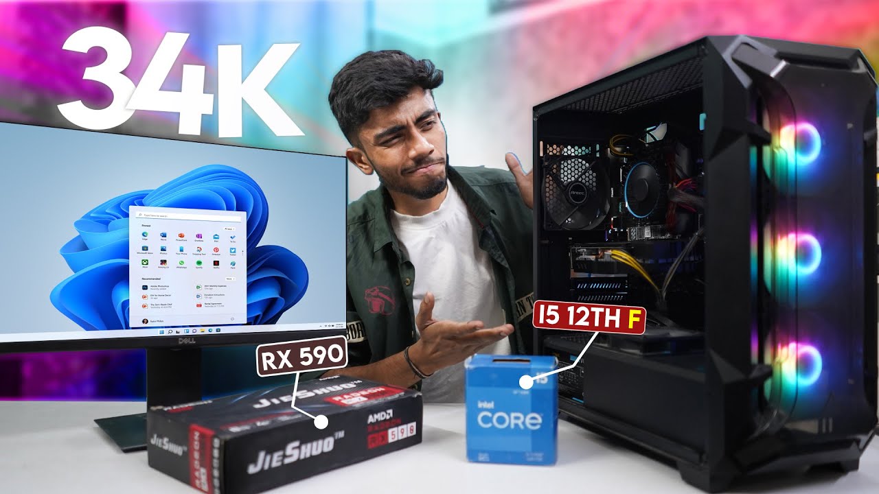 35,000/- Rs Perfect PC Build🔥 With 8GB GPU! Complete Guide