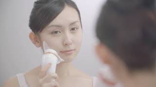 パナソニック 美顔器 濃密泡エステ ピンク調 EH-SC65-P - YouTube