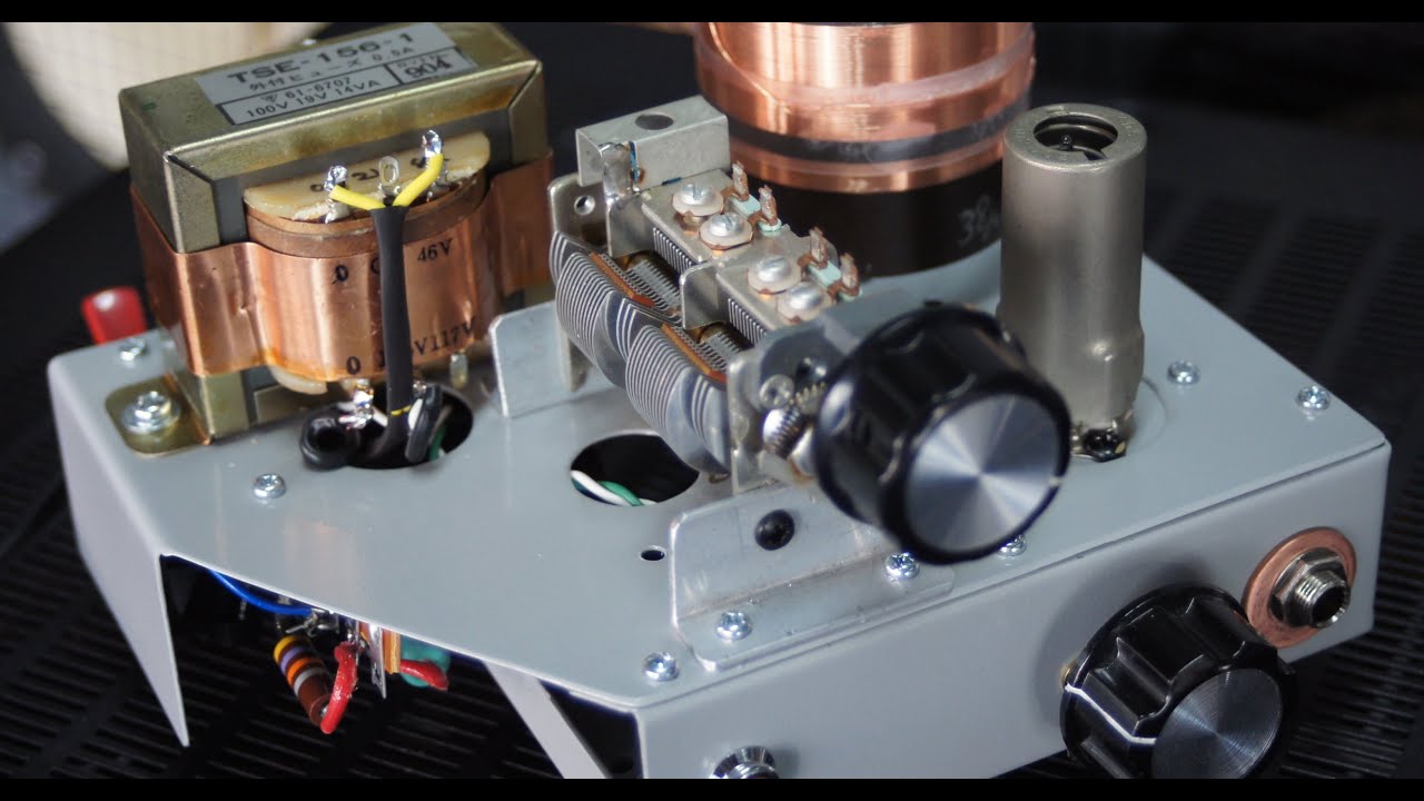 Making a vacuum tube radio from a junk 500 yen tuner - YouTube