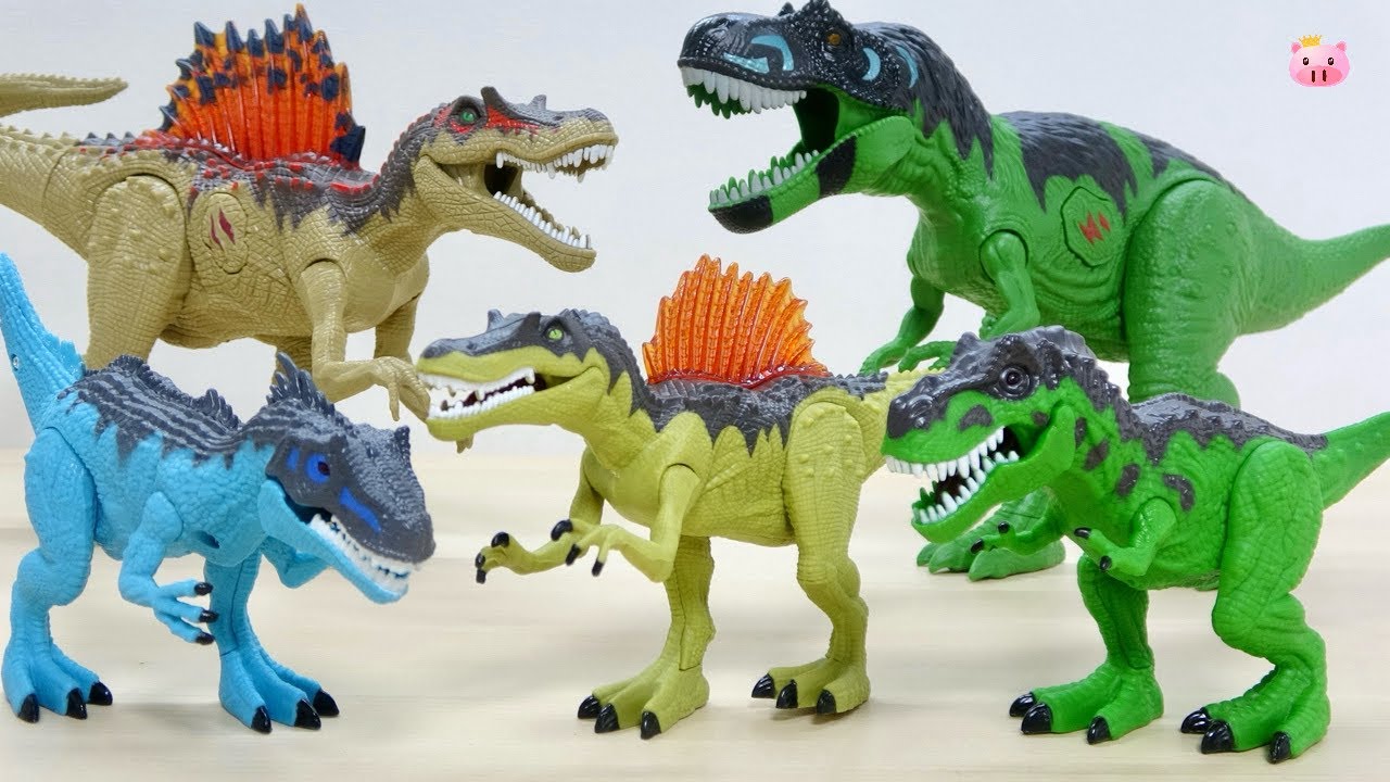 人気の肉食恐竜3体!【Playpop 恐竜ライト&サウンド 吠える恐竜