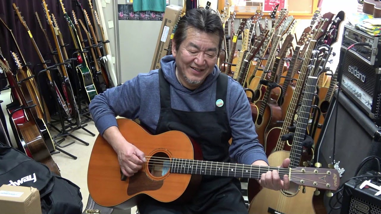 K.yairi RF-K13 MAH オール単板 エボニー指板 - YouTube