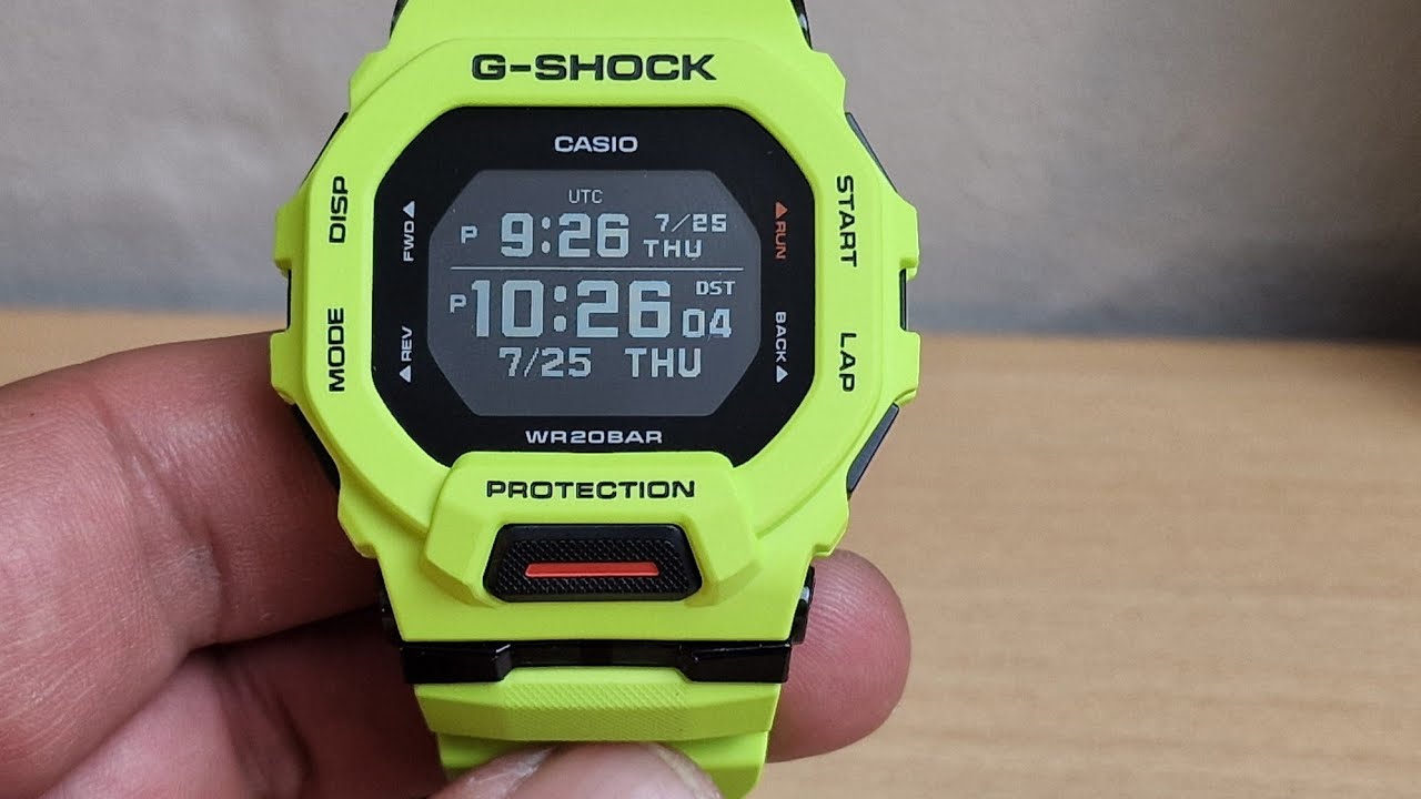 How to Set a Casio G-Shock GDB-200 (Quick Setup Guide) - YouTube