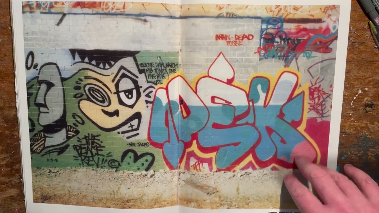 Flipthrough - HYPE graffiti magazine number 11 - 1991 - YouTube
