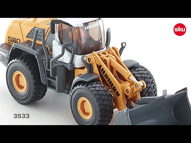 Siku 3533 4 Wheel Loader Liebherr R580 Die Cast Vehicle Scale 1:50