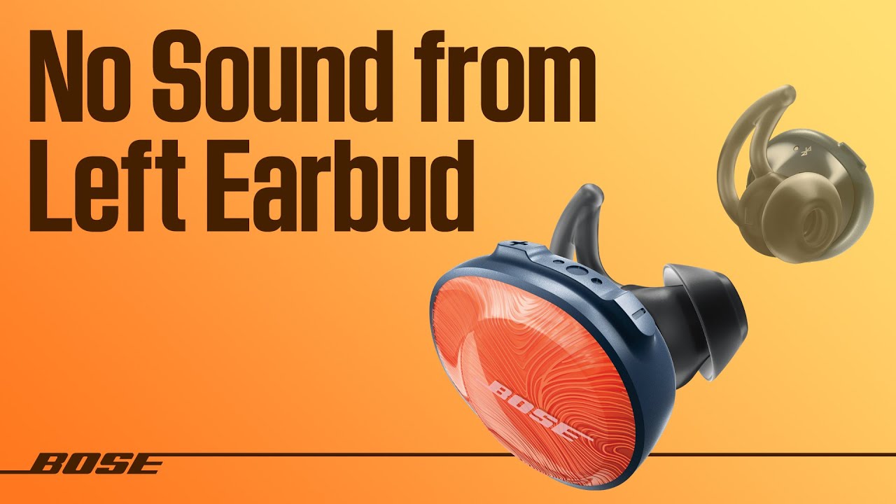 Bose SoundSport Free — No Sound from the Left Earbud - YouTube