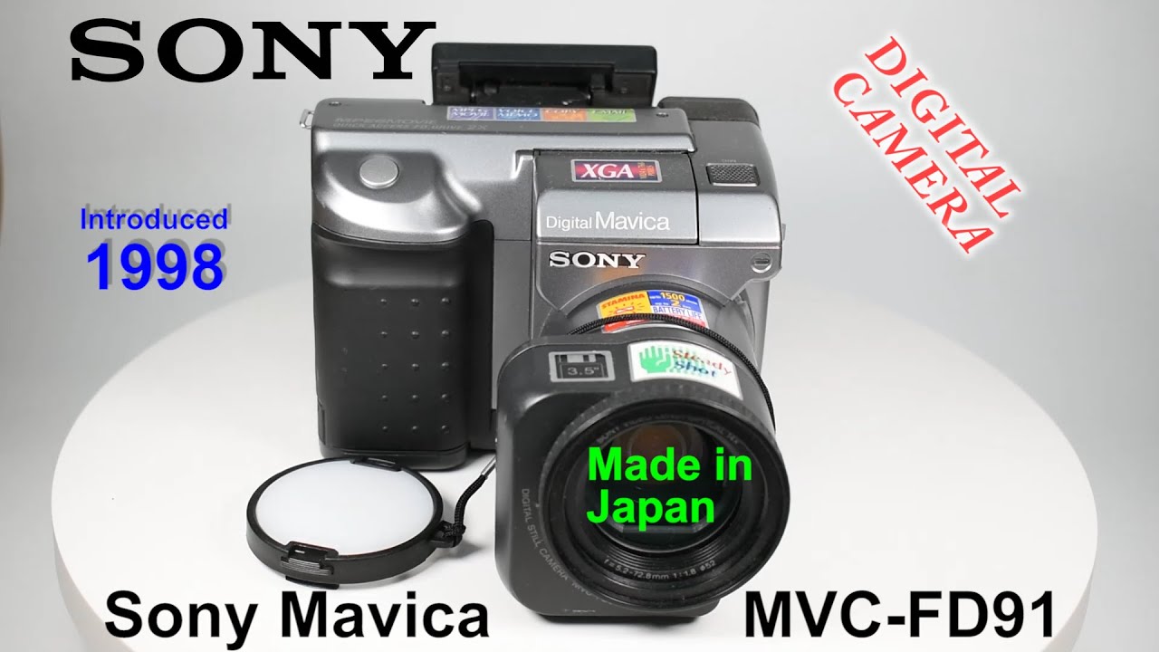 1998 Sony Mavica MVC-FD91 - Digital Camera