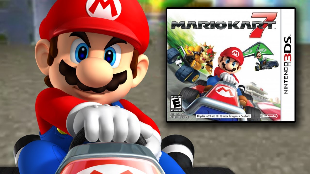 Mario Kart 7 Unboxing / New Characters, Courses, Maps, and Items