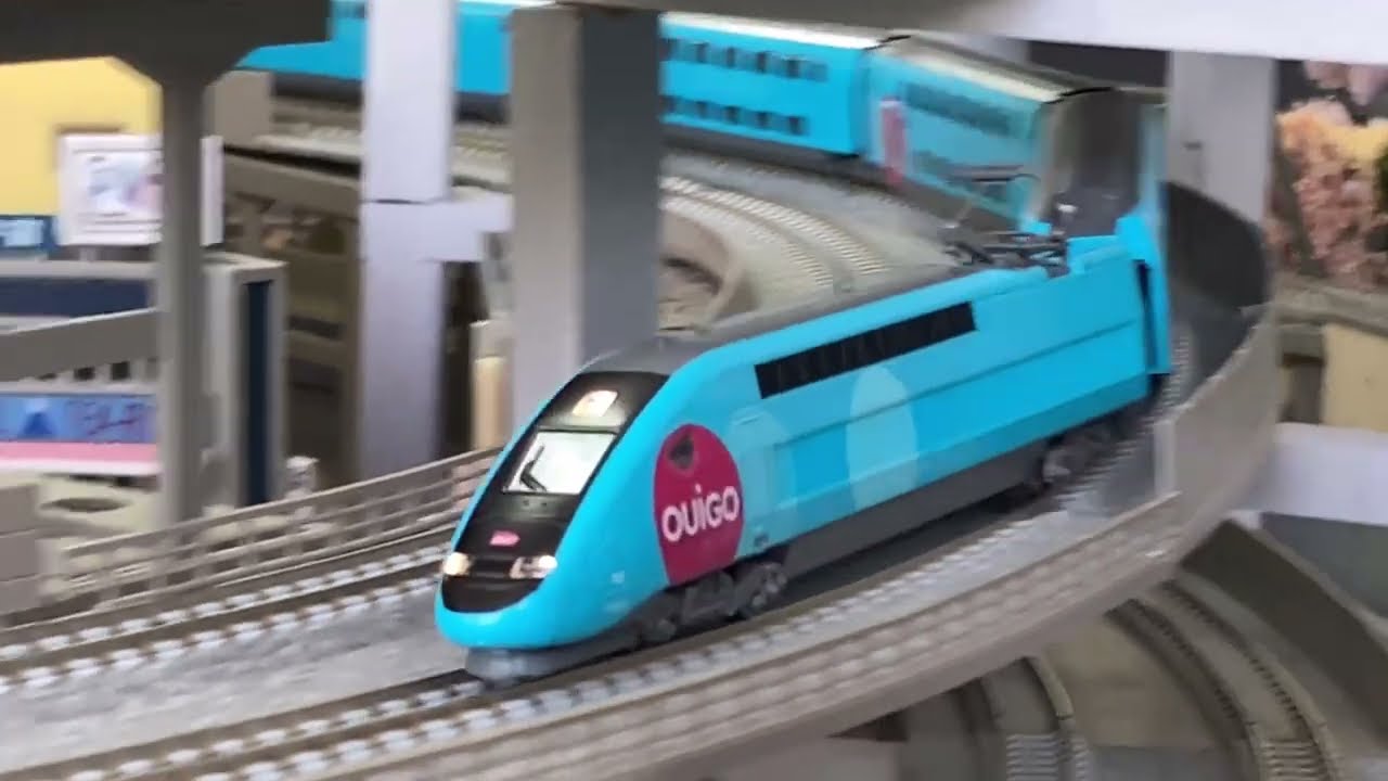 KATO 10-1763 OUIGO 10両セット ElmerTrain Nゲージ製品紹介 - YouTube