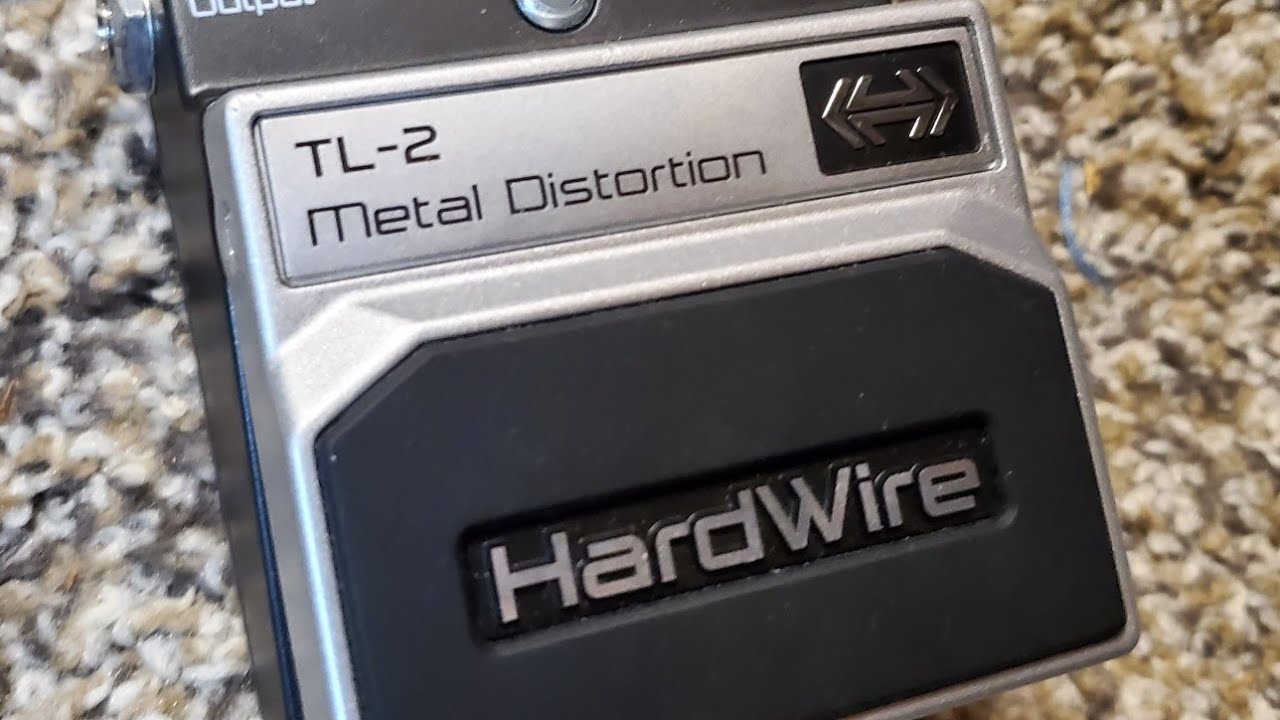 Review and Demo: Digitech Hardwire TL-2 Metal Distortion pedal? Is
