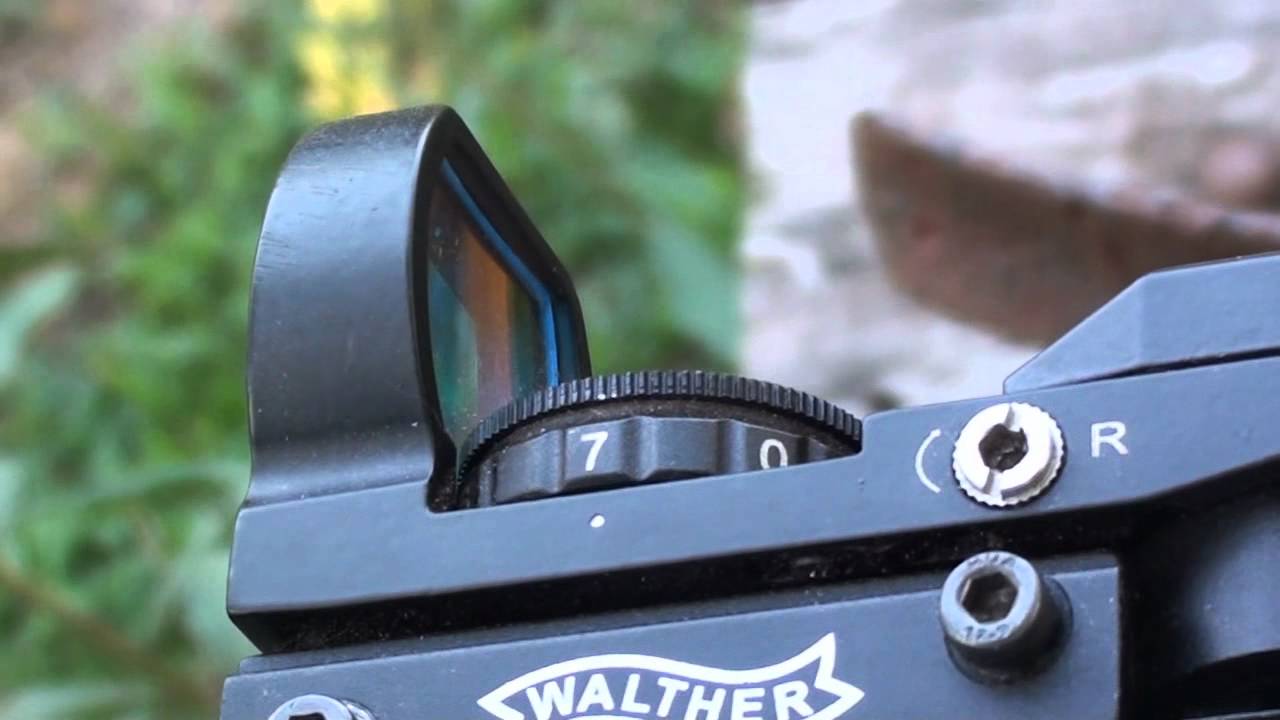 Walther Multi-Reticle Sight (MRS) Red Dot Airsoft Sight - YouTube