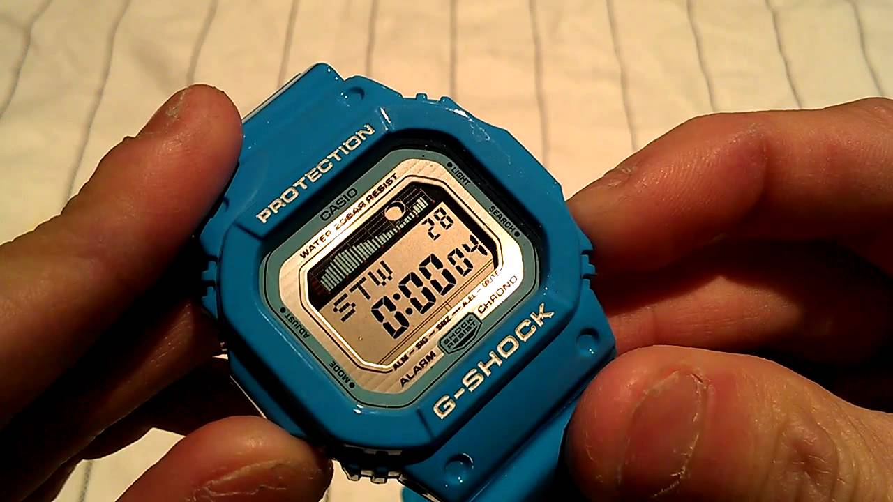 Casio G-Shock Watch Review - Model: GLX5600-2, Light Blue Surfer's