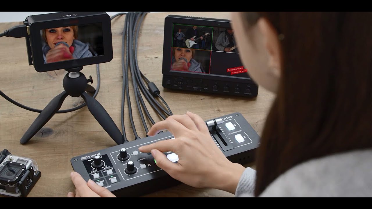 HDビデオスイッチャー V-1HD PV - YouTube