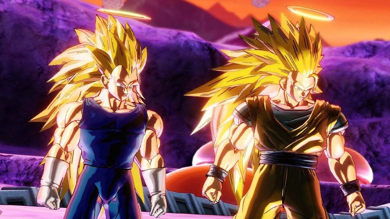 悟空とベジータ 超サイヤ人3 VS ブロリー伝説の超サイヤ人3