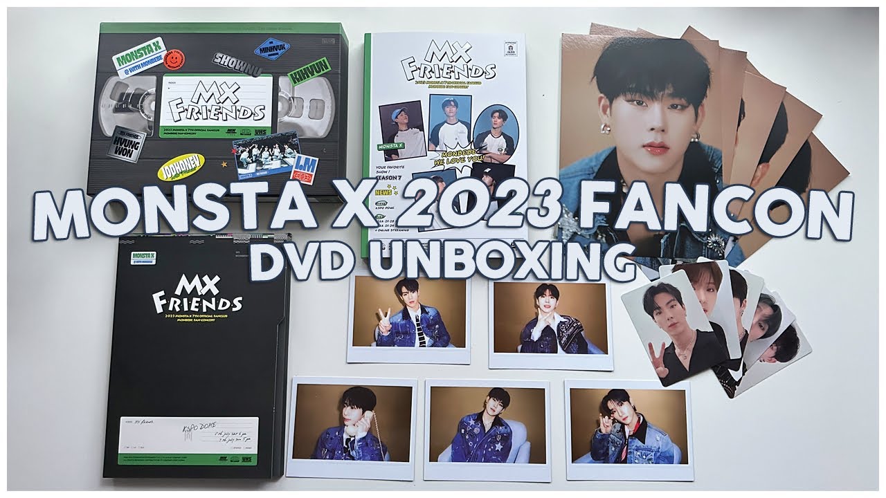 🖤 Monsta X 2023 Fancon DVD - MX FRIENDS | unboxing & photobook
