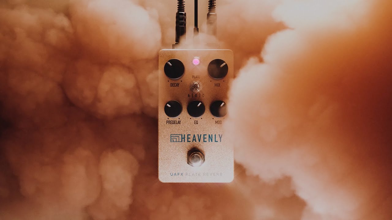 Universal Audio UAFX Heavenly Plate Reverb Effects Pedal Gold