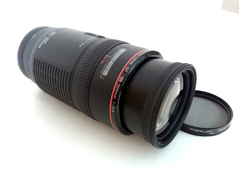 CANON EF 100-300mm F5.6 L TELEPHOTO Auto Focus ZOOM Lens - YouTube