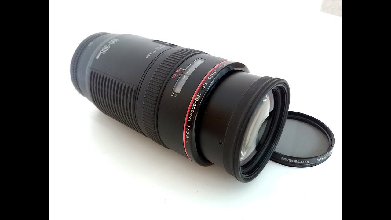 CANON EF 100-300mm F5.6 L TELEPHOTO Auto Focus ZOOM Lens - YouTube