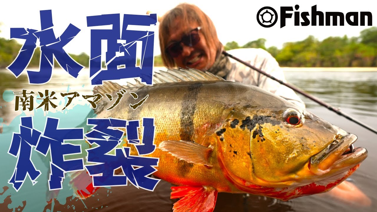 南米アマゾン】水面炸裂！！モンスターピーコックに迫る秘境トップ