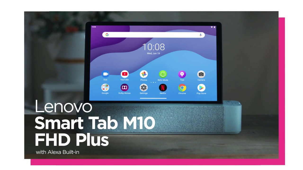 Lenovo Smart Tab M10 FHD Plus with Alexa Built-in (2nd gen) - YouTube