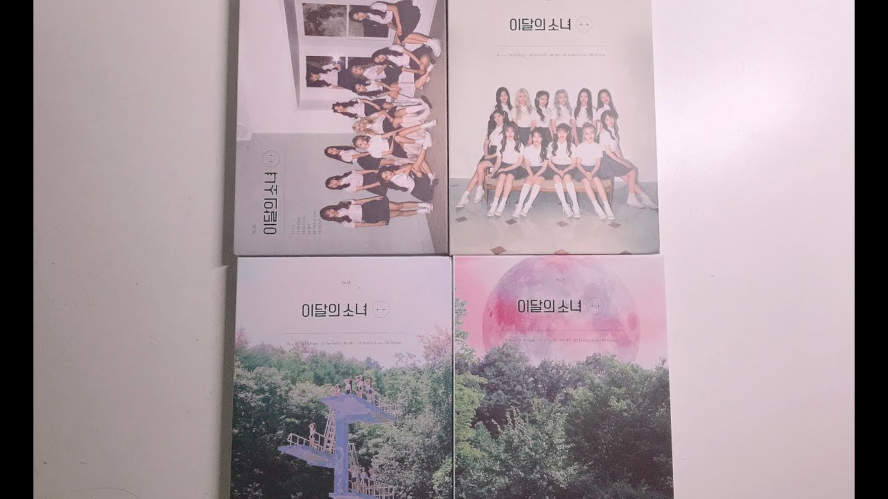 UNBOXING ] LOONA 이달의 소녀 ++ Albums (All 4 Versions) - YouTube