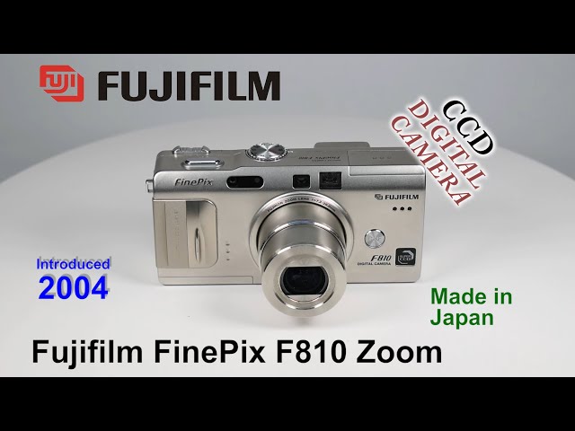 2004 Fujifilm FinePix F810 Zoom - CCD Digital Camera - YouTube