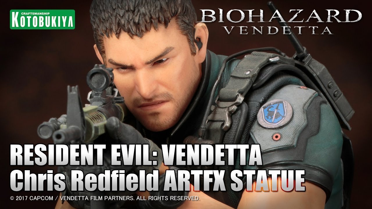 コトブキヤ バイオハザード ヴェンデッタ ARTFX クリス・レッド