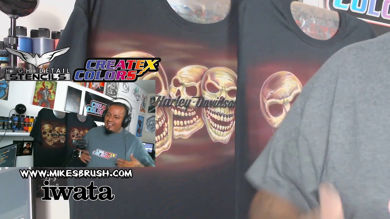 🔥 Airbrushing for Beginners | 100% Freehand T-Shirt Tutorial