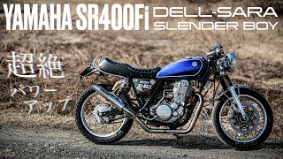 I replaced the exhaust system on my SR400Fi Del Slaara/Slender Boy