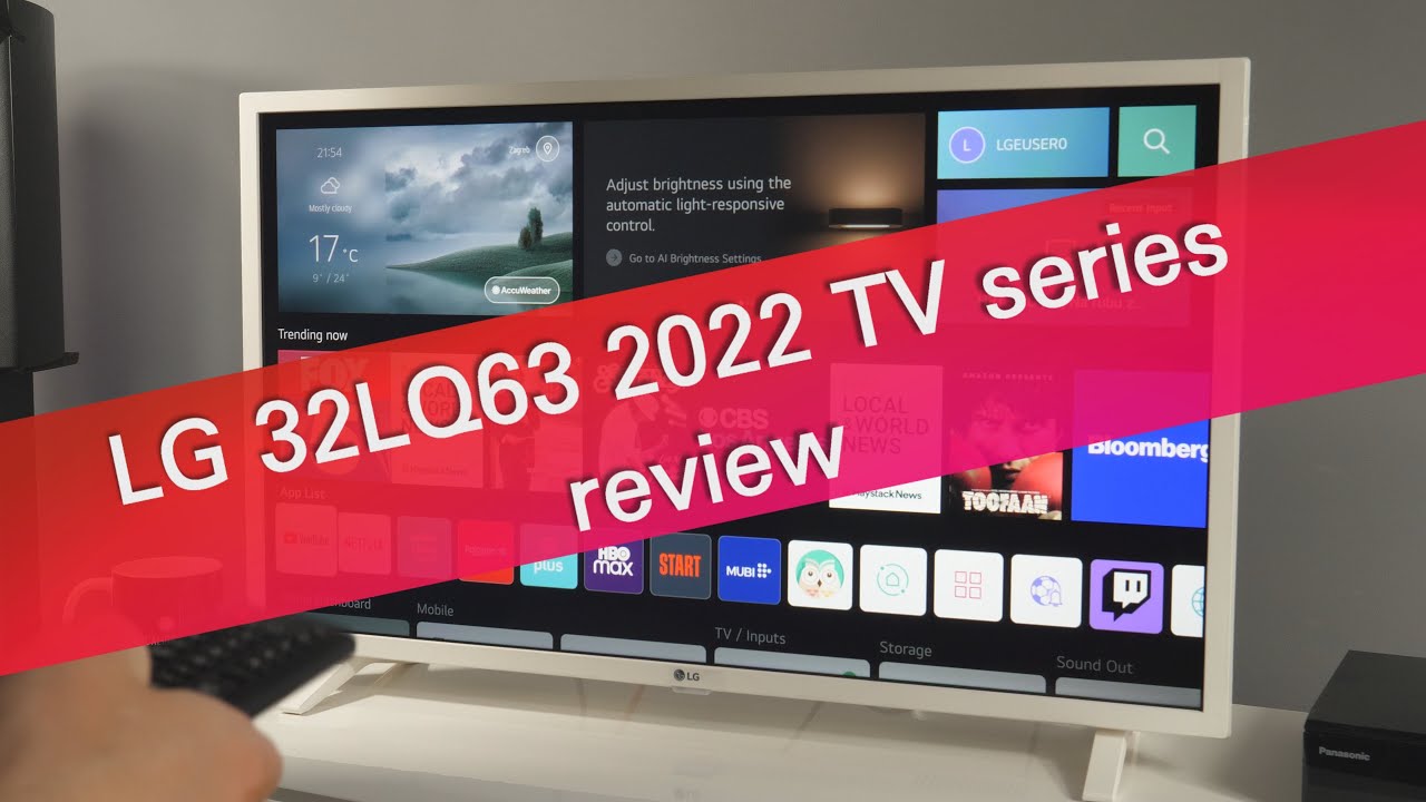 LG 32LQ63 series 2022 Full HD TV with webOS review - a great entry
