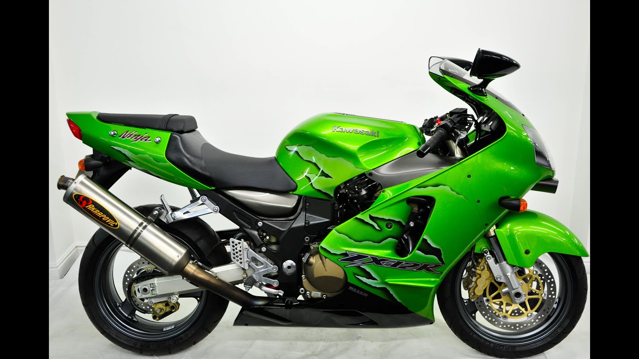 Kawasaki ZX12R A2H 2004 Green - YouTube