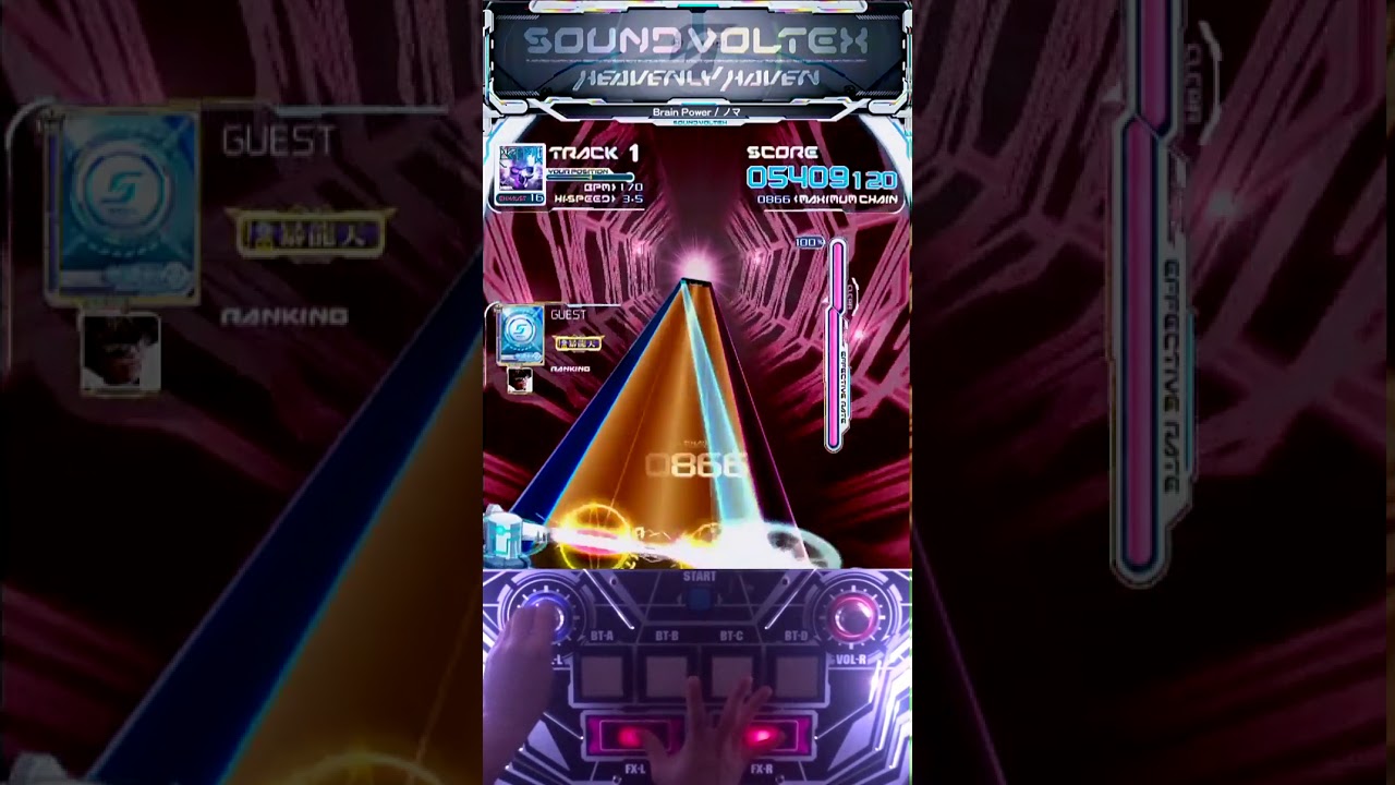 削除曲) [SDVX] Brain Power [EXH 16] (譜面確認) - YouTube