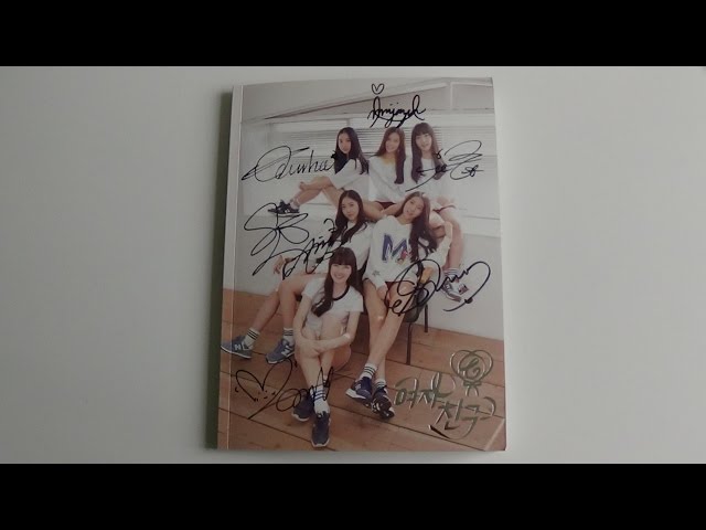 Unboxing GFRIEND 여자친구 1st Mini Album Season of Glass (Signed
