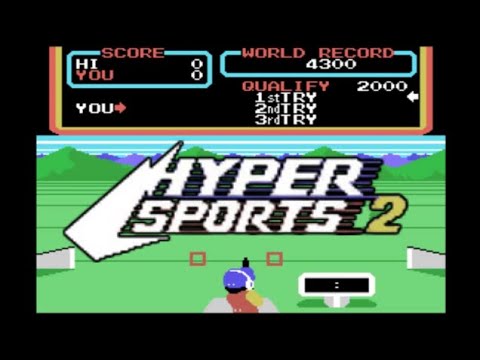 MSX】ハイパースポーツ2【1周クリアまで】(全3面) - YouTube