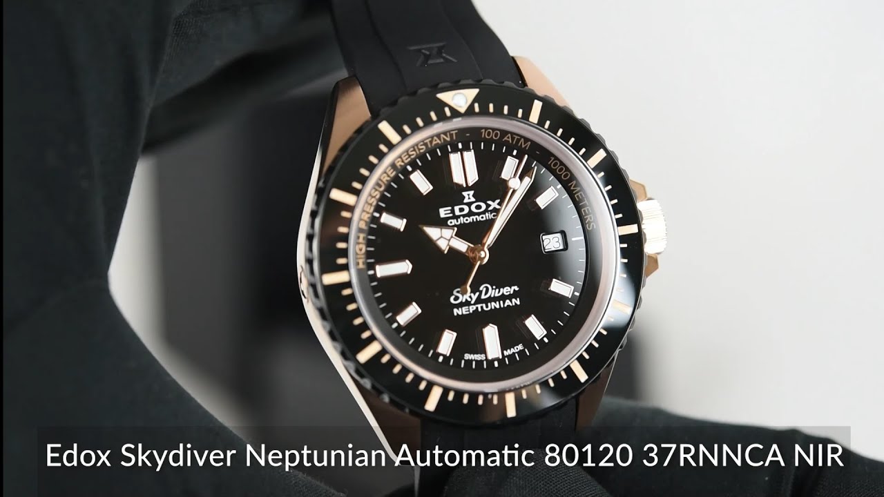 Edox Skydiver Neptunian Automatic 80120 37RNNCA NIR