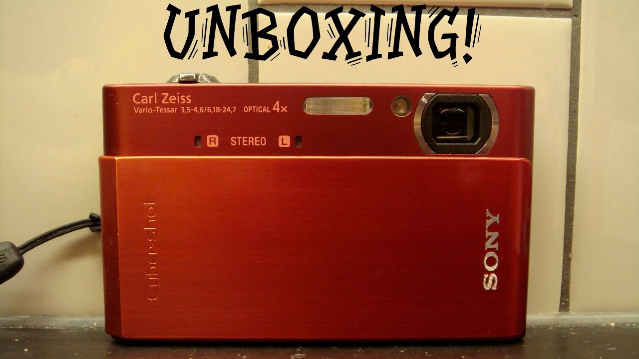 Sony Cybershot DSC-T900 unboxing! - YouTube
