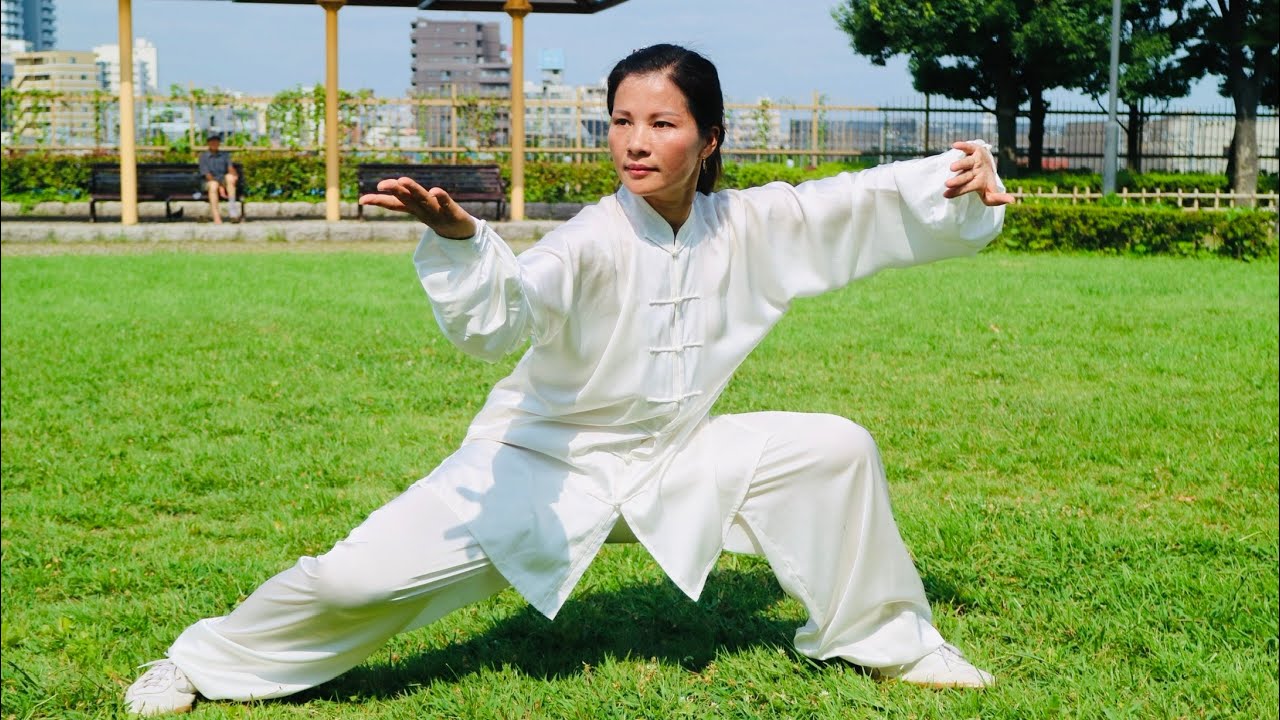 24式简化太极拳完整示范#黄冬梅太極拳教室 興味のある方はぜひ一度見学