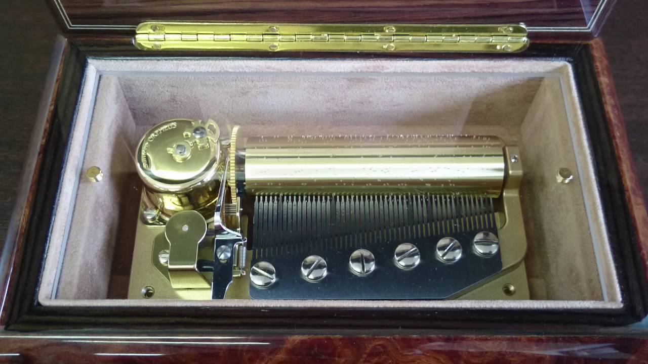 カノン】サンキョー製オルゴール 50弁オルフェウス(EX-276) - YouTube